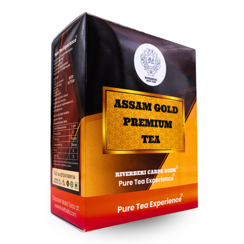 Riverbeki Assam Gold Premium Tea – 200g of Pure, Rich, and Bold Flavor in Box