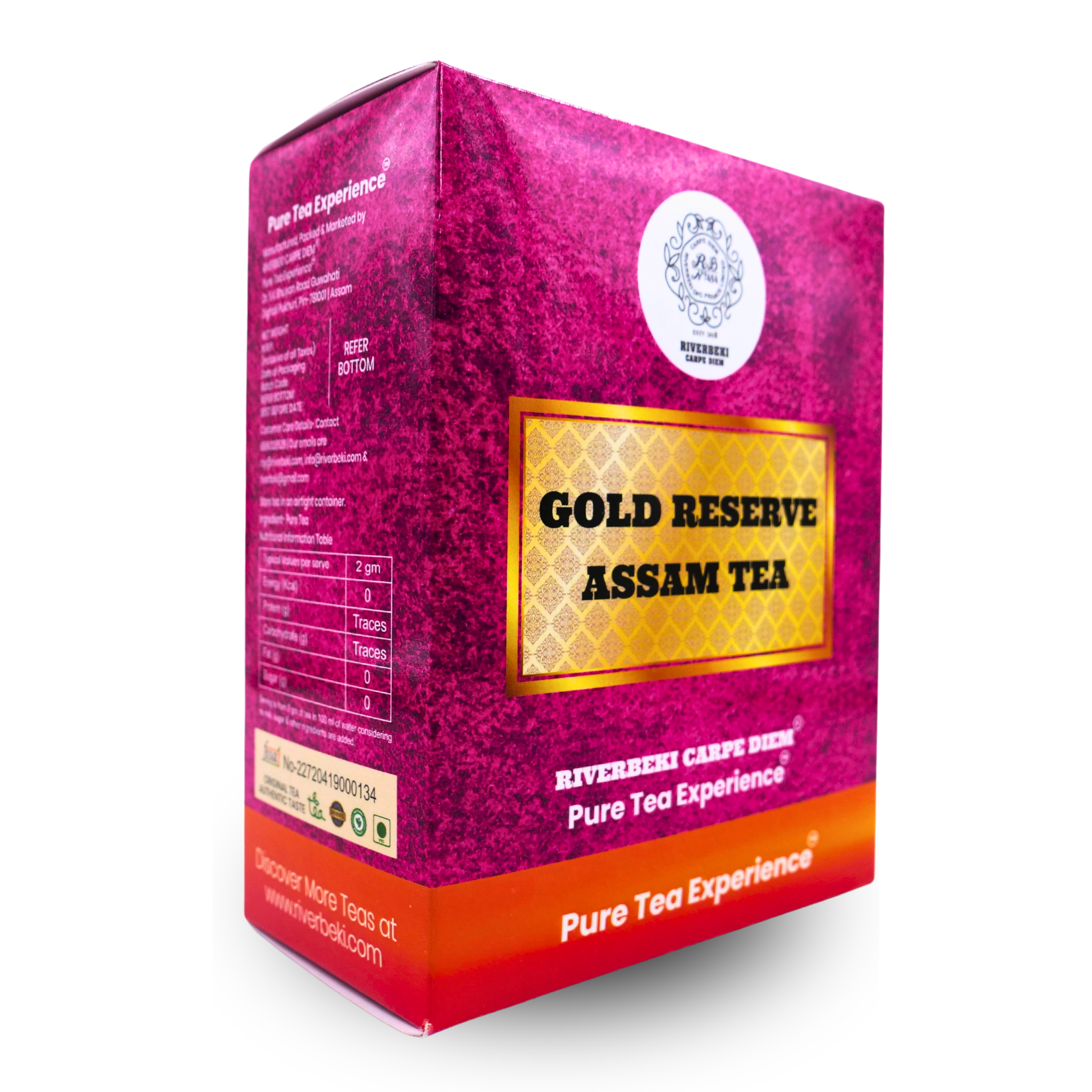 Riverbeki Gold Reserve Assam Tea – 200g of Premium Bold Flavor