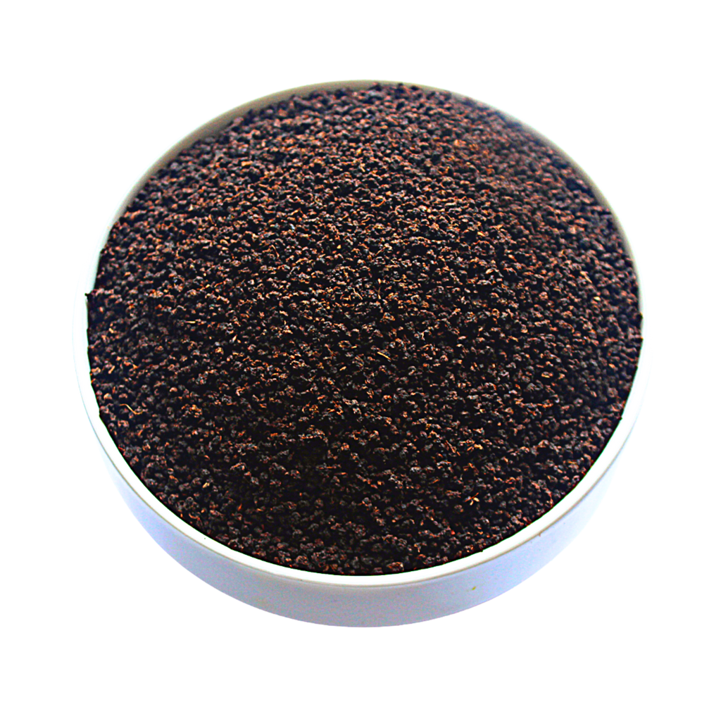 Riverbeki High-Grown Single-Origin Assam CTC Tea granules – Premium loose leaf CTC tea pellets from high-altitude Assam estates, bold and malty flavour, buy online India