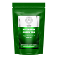 Riverbeki Organic Green tea package with 'Riverbeki Carpe Diem' branding on a white background