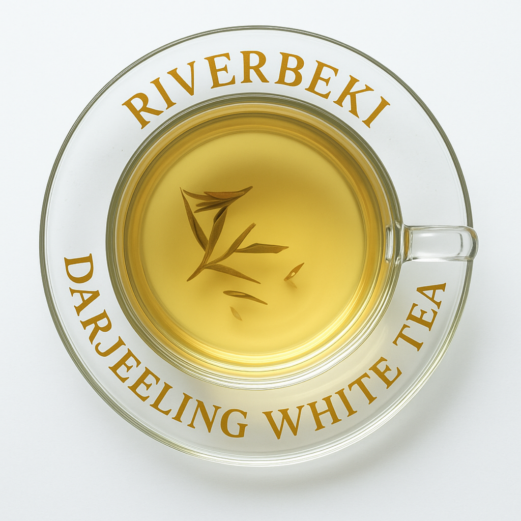 Riverbeki Darjeeling Silver Needle  - First Flush White Tea | Low Caffeine, Loose Leaf