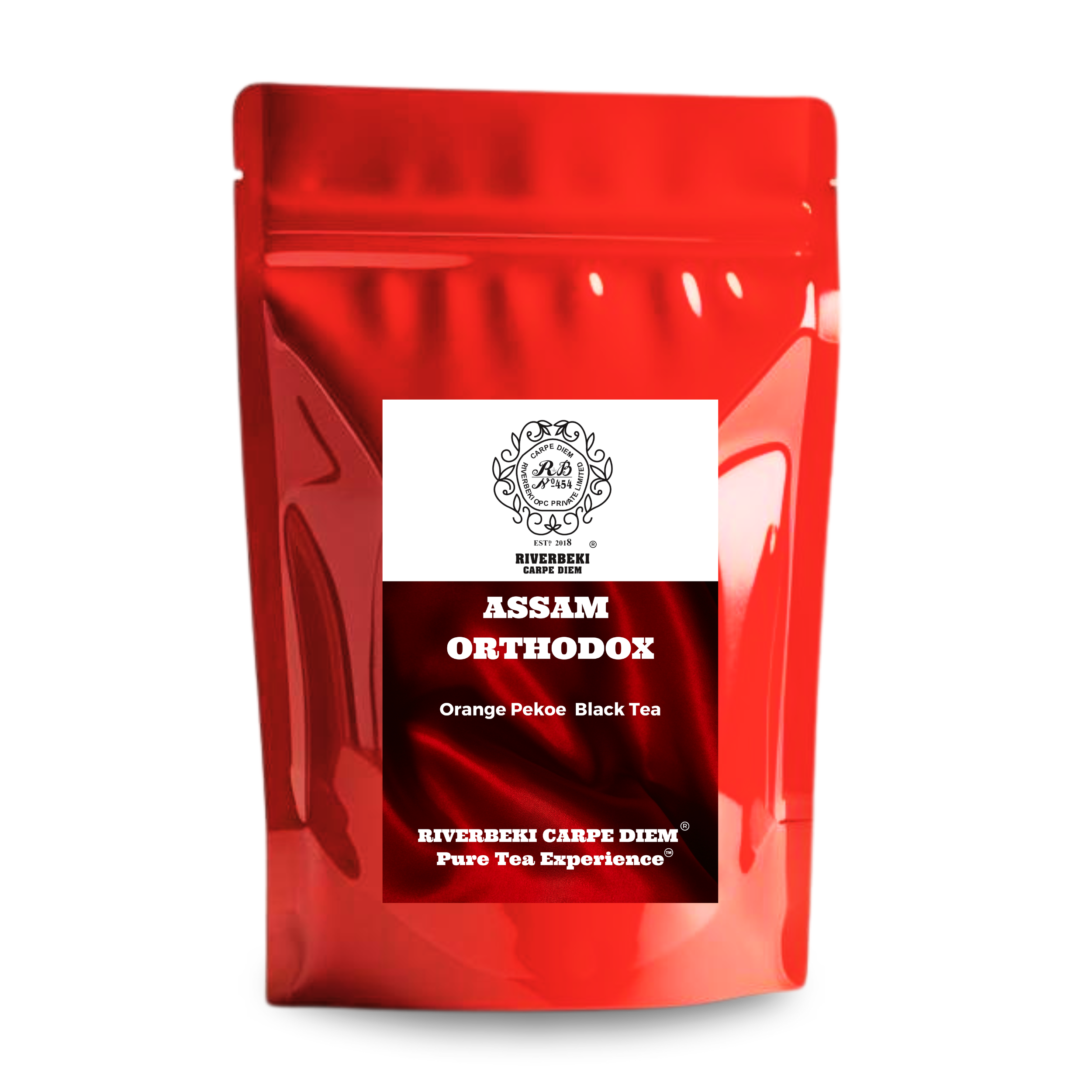 Riverbeki Assam Orthodox Black Tea – Bold, Malty, and Aromatic | Premium Whole Leaf Black Tea -  100 gm Pack
