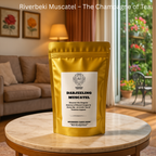 Riverbeki Darjeeling Muscatel Tea | Premium Loose Leaf Black Tea – 100g Pack | Aromatic, Floral, Single Origin | Perfect for Gifting & Daily Sips