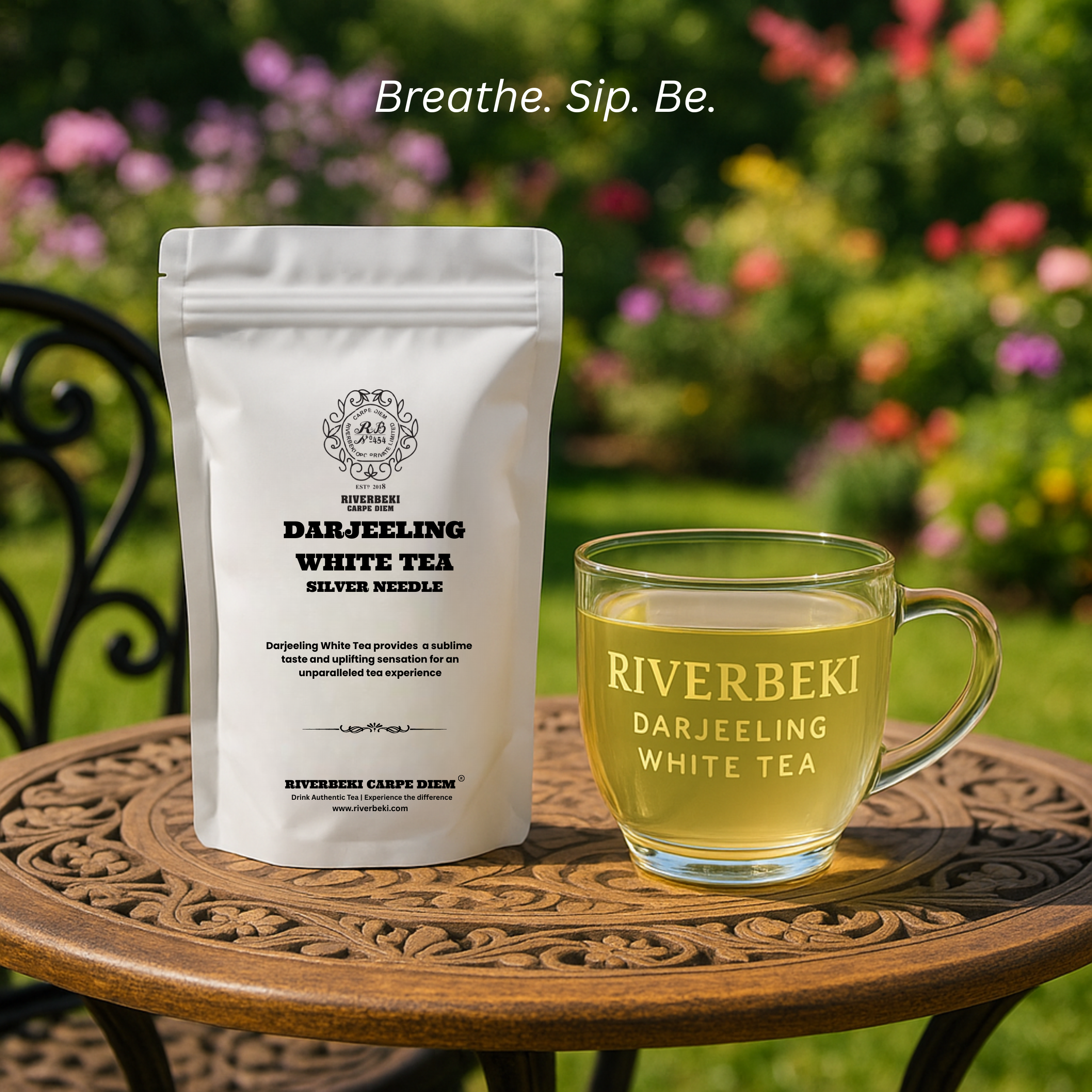 RIVERBEKI Silver Needle White Tea | Darjeeling | Floral Notes | Organic | Antioxidant Rich