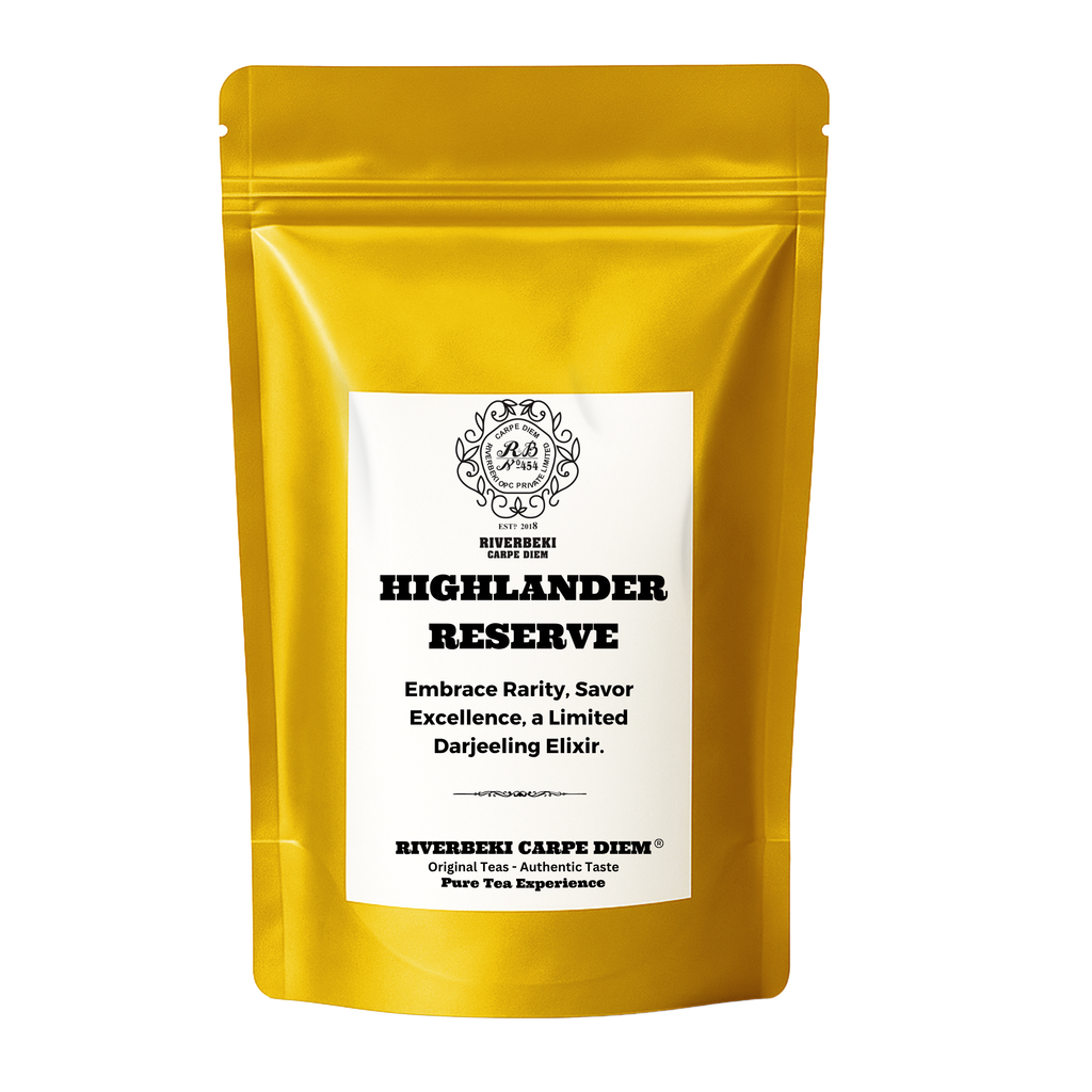 Riverbeki Highlander Reserve – Darjeeling Whole Leaf Black Tea | Summer Second Flush | Bold, Floral & High-Elevation Brew | Premium Single Estate | 100g