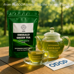 Riverbeki Emerald Green Tea – Pure Darjeeling Leaves | Premium Single-Origin | No Additives | 100gm
