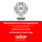 Riverbeki Brand Logo - Premium Single Origin Indian Tea certified by ODOP - One district, One Product - A Govt of India Initiatives for promotion of authentic regional products at Global Scale