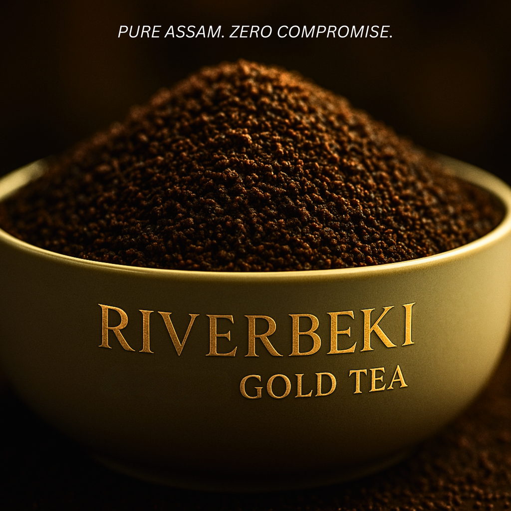 RIVERBEKI Gold – Premium Second Flush Assam CTC Tea Granules