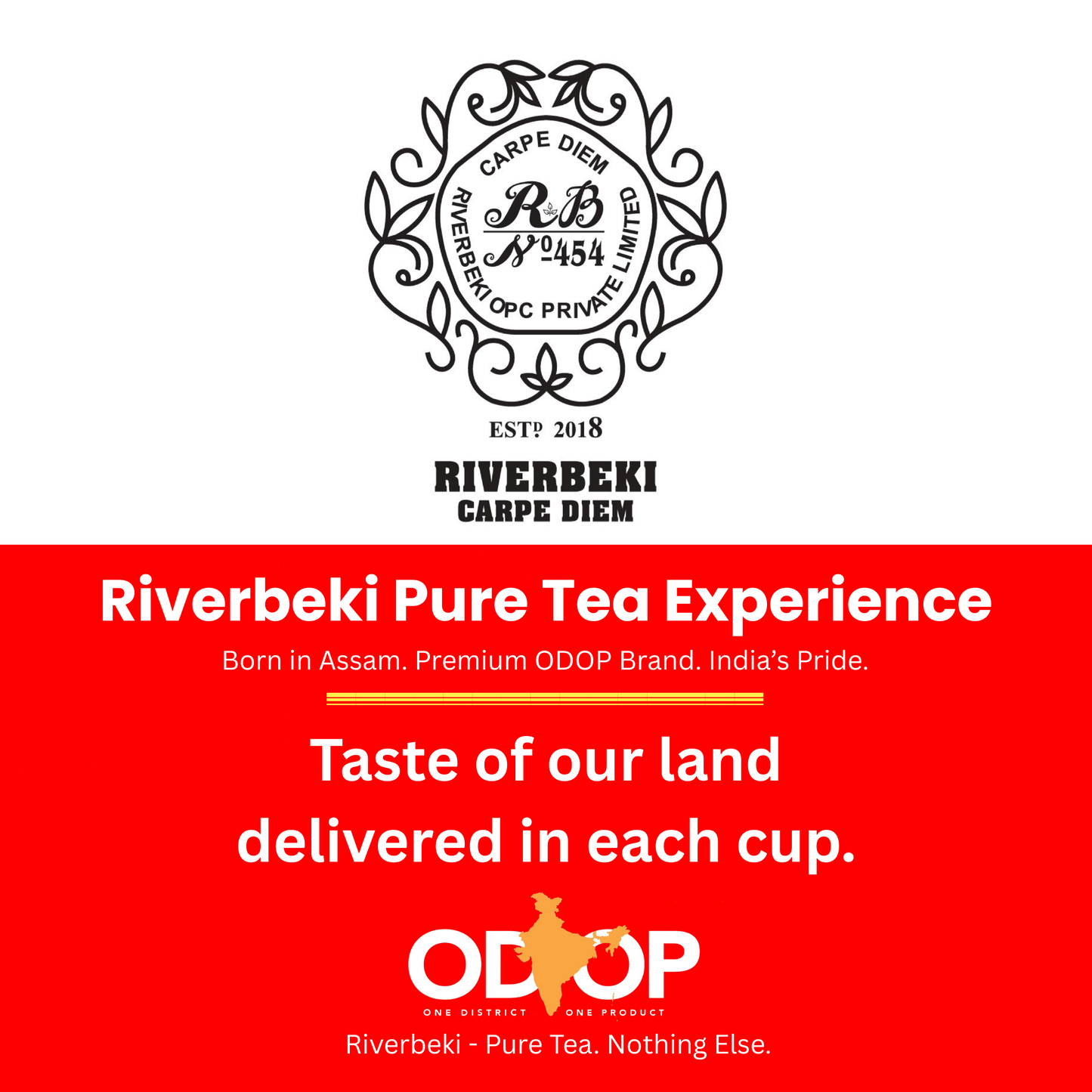 Riverbeki Pure Tea Experience – ODOP recognized premium tea brand from Assam