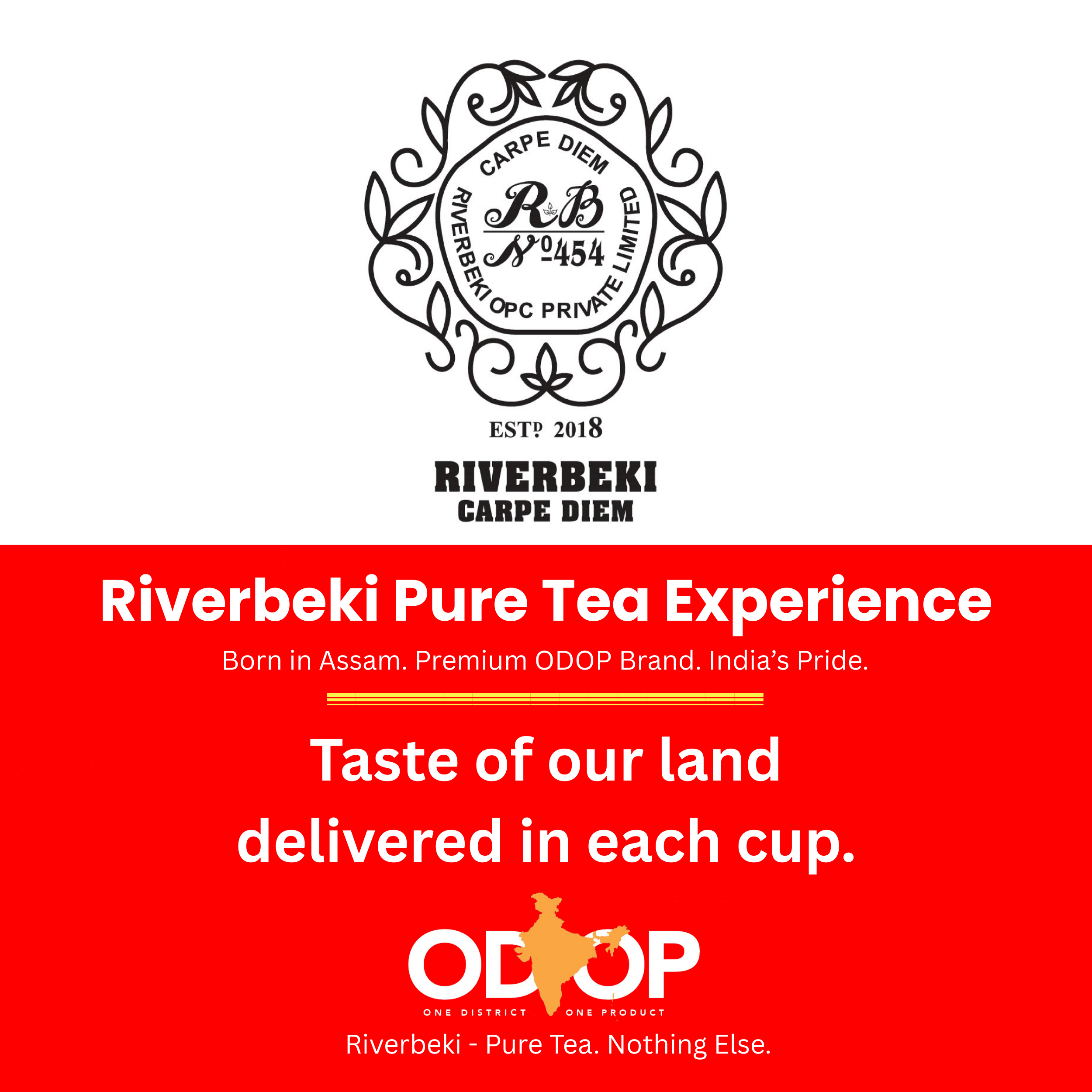 Riverbeki Pure Tea Experience – ODOP recognized premium tea brand from Assam