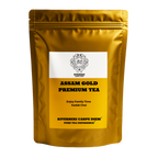 Riverbeki Assam Gold Premium CTC tea pouch on display