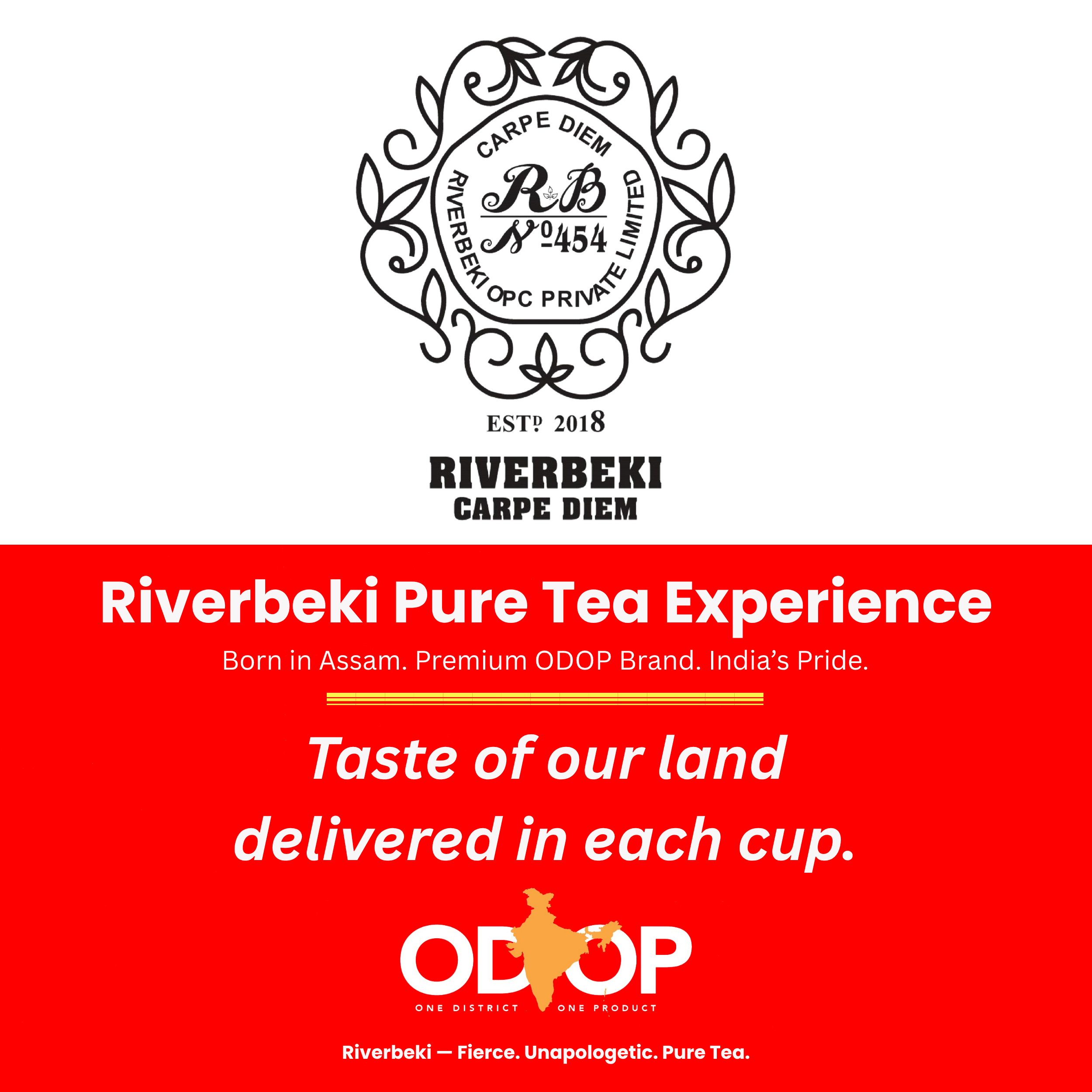Riverbeki Darjeeling Muscatel Tea | Premium Loose Leaf Black Tea – 100g Pack | Aromatic, Floral, Single Origin | Perfect for Gifting & Daily Sips