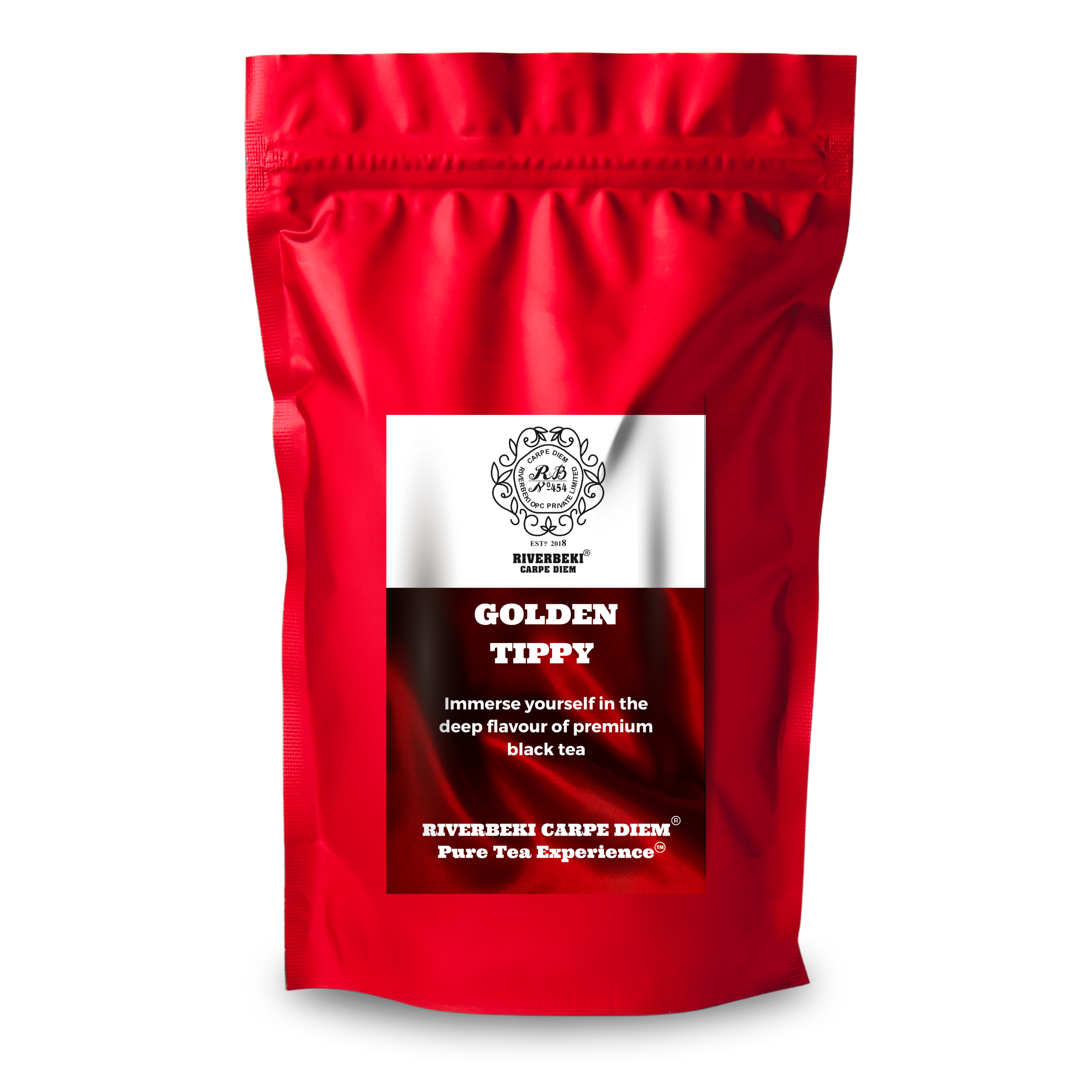 Riverbeki Golden Tippy Black Tea 100 gm – Premium Assam Orthodox Leaf for a Bold & Deep Flavours