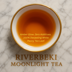 RIVERBEKI Moonlight White Peony Tea | 100g | Premium Darjeeling Whole Leaf White Tea | Floral Aroma | Antioxidant-Rich