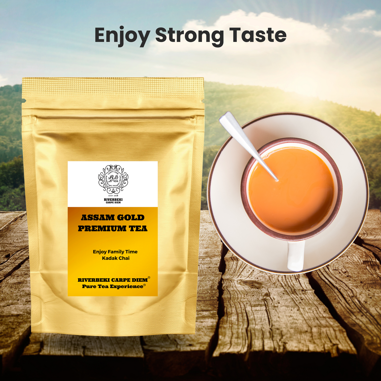 Riverbeki Assam Gold Tea - Enjoy the Authentic Taste of Chai with Premium Assam Tea
