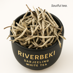 RIVERBEKI Silver Needle White Tea | Darjeeling | Floral Notes | Organic | Antioxidant Rich